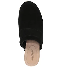 Dr. Scholl's Original Feels Suede Studded Platform Clogs