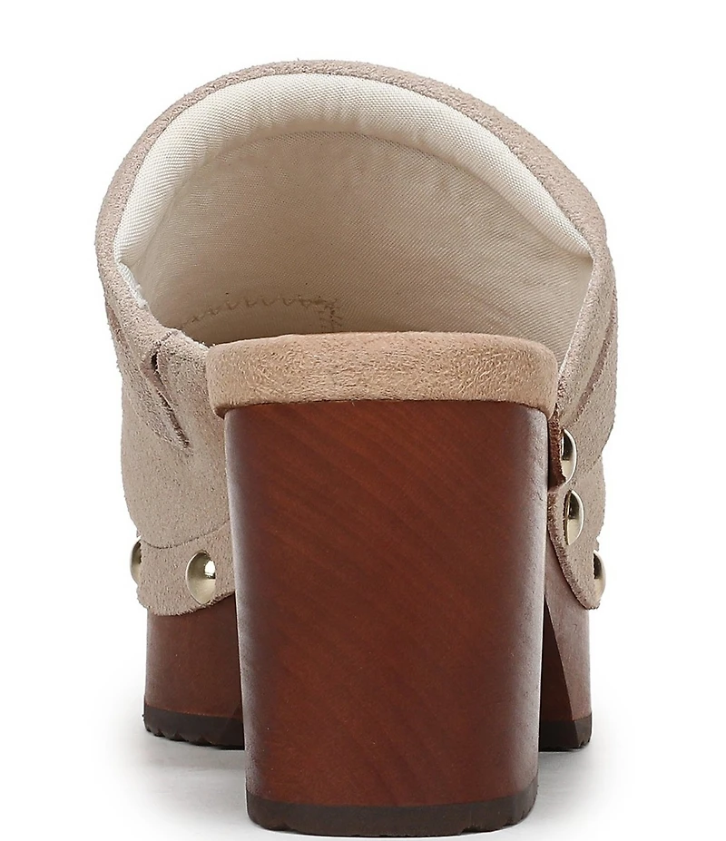 Dr. Scholl's Original Feels Suede Studded Platform Clogs