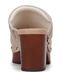 Dr. Scholl's Original Feels Suede Studded Platform Clogs