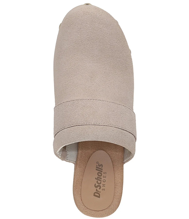 Dr. Scholl's Original Feels Suede Studded Platform Clogs