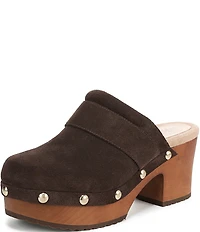 Dr. Scholl's Original Feels Suede Studded Platform Clogs