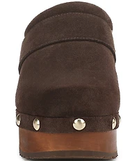 Dr. Scholl's Original Feels Suede Studded Platform Clogs