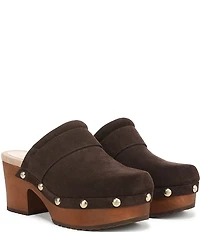 Dr. Scholl's Original Feels Suede Studded Platform Clogs
