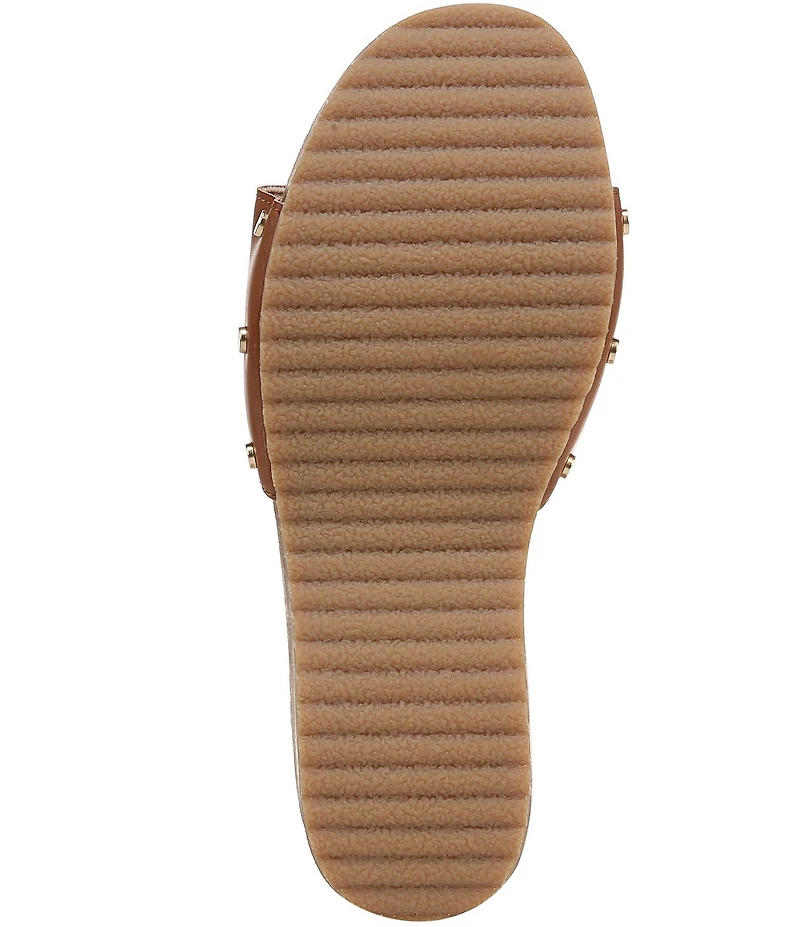 Dr. Scholl's Original Flex Leather Buckle Hardware Slide Sandals