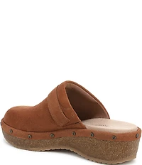 Dr. Scholl's Original Flex Suede Hardware Detail Clogs