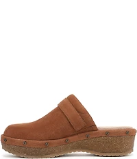 Dr. Scholl's Original Flex Suede Hardware Detail Clogs