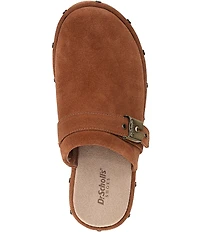 Dr. Scholl's Original Flex Suede Hardware Detail Clogs