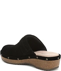 Dr. Scholl's Original Flex Suede Hardware Detail Clogs