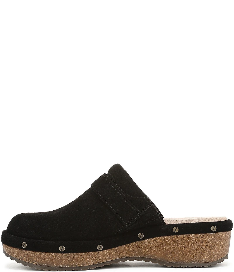 Dr. Scholl's Original Flex Suede Hardware Detail Clogs