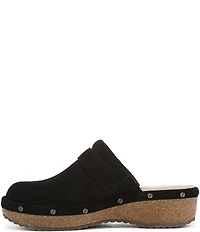 Dr. Scholl's Original Flex Suede Hardware Detail Clogs