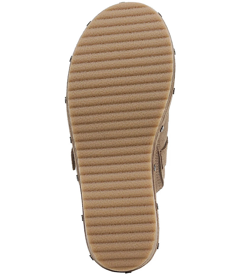 Dr. Scholl's Original Flex Suede Hardware Detail Clogs
