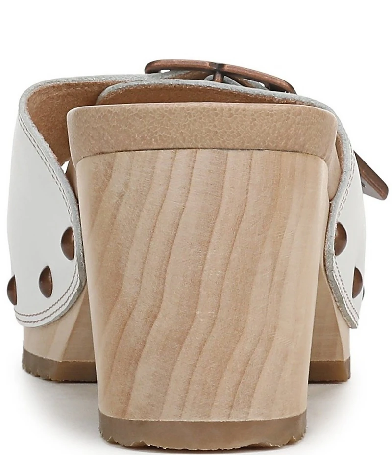 Dr. Scholl's Original Rodeo Leather Platform Slide Sandals