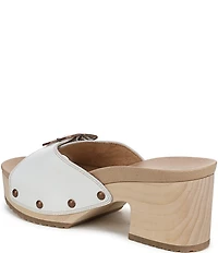 Dr. Scholl's Original Rodeo Leather Platform Slide Sandals