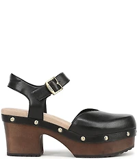 Dr. Scholl's Original Spark Leather Studded Platform Mary Jane Clogs
