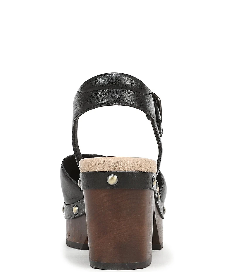Dr. Scholl's Original Spark Leather Studded Platform Mary Jane Clogs