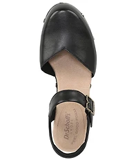 Dr. Scholl's Original Spark Leather Studded Platform Mary Jane Clogs