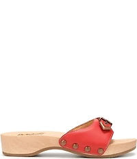 Dr. Scholl's Original Wrangler Leather Slide Sandals