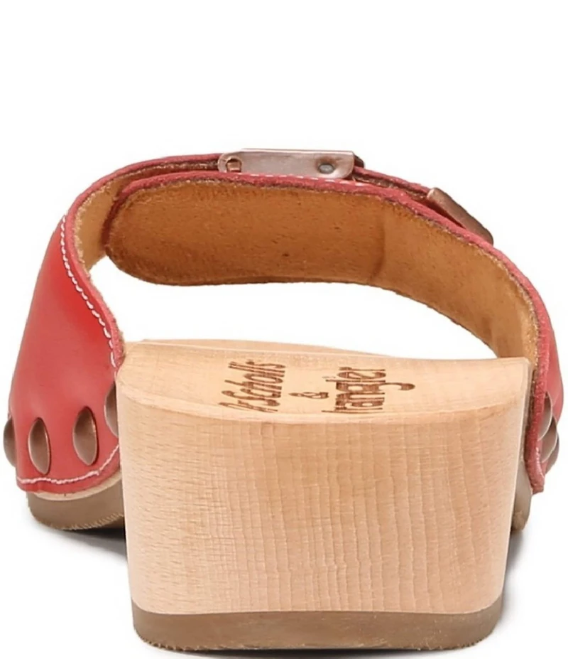 Dr. Scholl's Original Wrangler Leather Slide Sandals