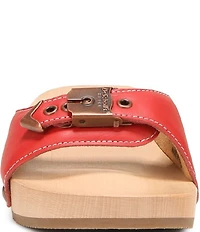 Dr. Scholl's Original Wrangler Leather Slide Sandals