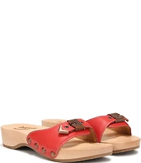 Dr. Scholl's Original Wrangler Leather Slide Sandals