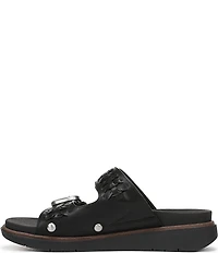 Dr. Scholl's Palmdale Woven Leather Casual Slide Sandals