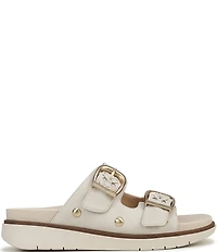Dr. Scholl's Palmdale Woven Leather Casual Slide Sandals