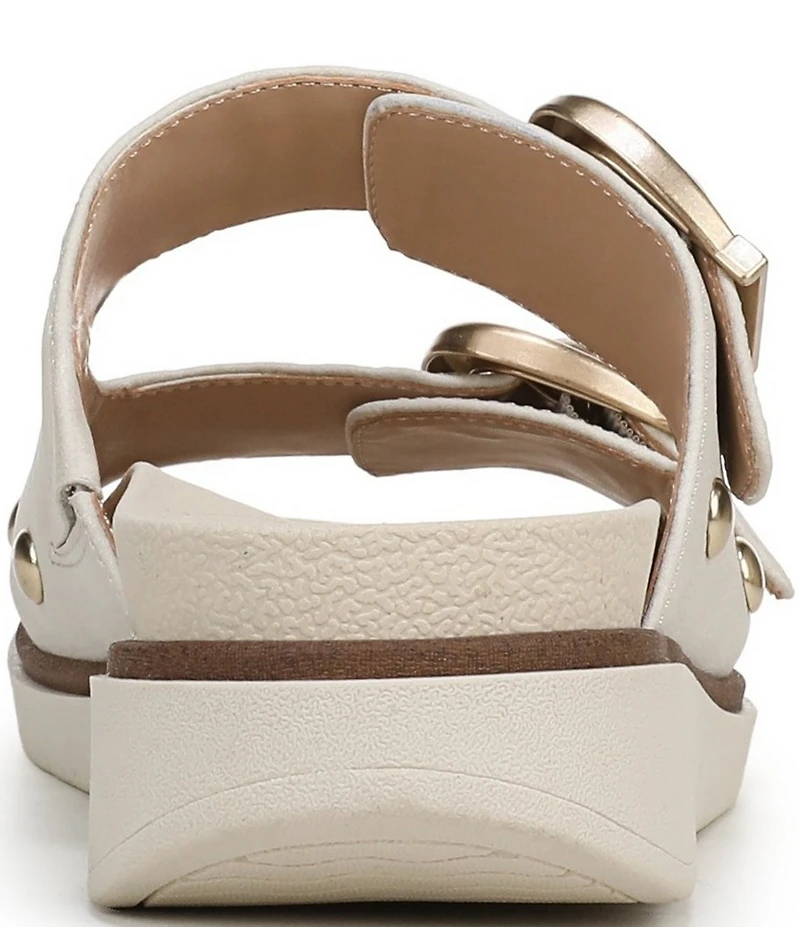 Dr. Scholl's Palmdale Woven Leather Casual Slide Sandals