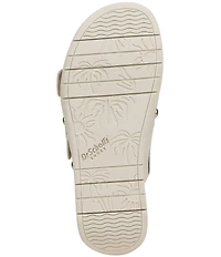 Dr. Scholl's Palmdale Woven Leather Casual Slide Sandals