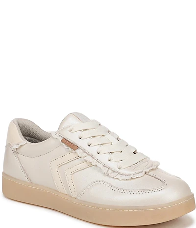 Dr. Scholl's Rebel Pearlized Leather and Lace Sport Sneakers