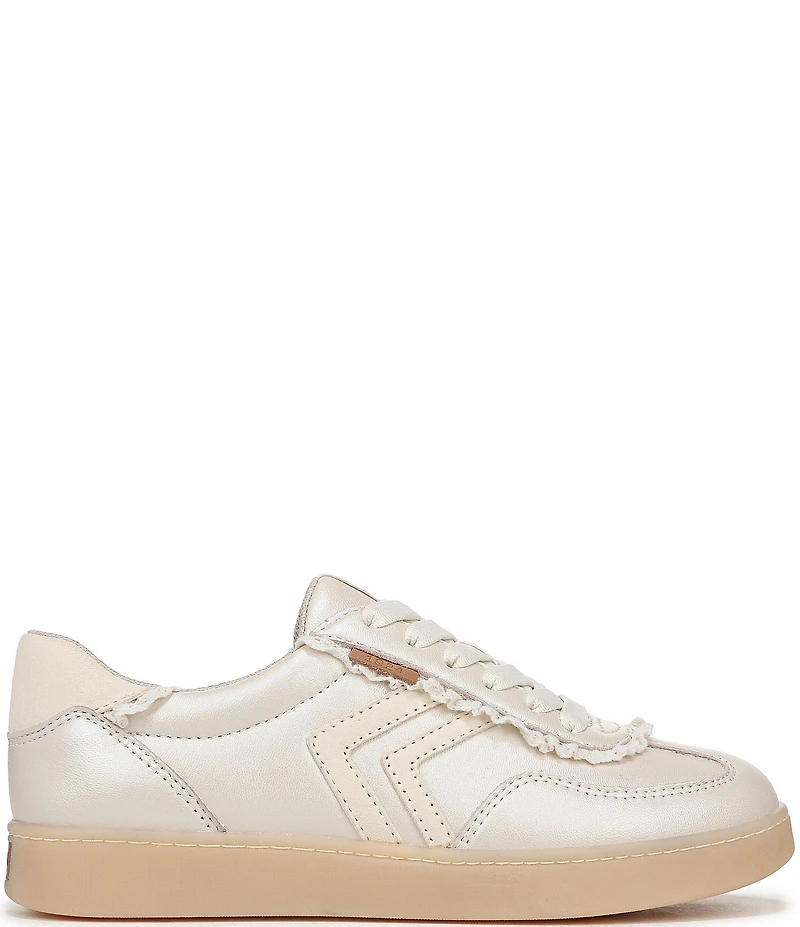 Dr. Scholl's Rebel Pearlized Leather and Lace Sport Sneakers