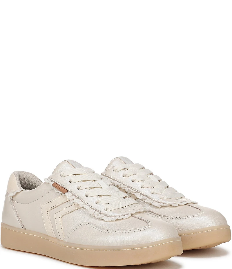 Dr. Scholl's Rebel Pearlized Leather and Lace Sport Sneakers
