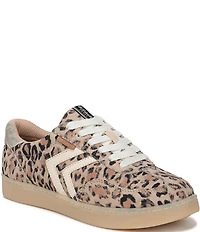 Dr. Scholl's Rebel Sport Leopard Suede Gum Sole Sneakers