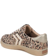 Dr. Scholl's Rebel Sport Leopard Suede Gum Sole Sneakers