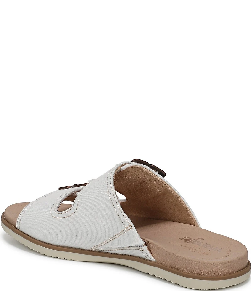 Dr. Scholl's So Wrangler Denim Double Banded Slide Sandals
