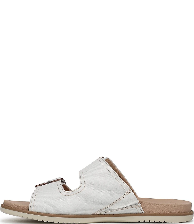 Dr. Scholl's So Wrangler Denim Double Banded Slide Sandals