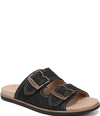 Dr. Scholl's So Wrangler Denim Double Banded Slide Sandals