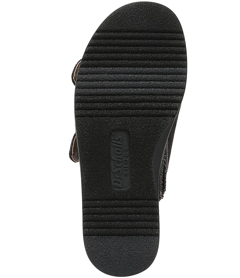 Dr. Scholl's So Wrangler Denim Double Banded Slide Sandals