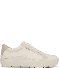 Dr. Scholl's Time Off Embroidered Textured Platform Sneakers