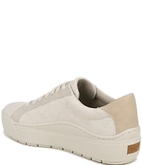 Dr. Scholl's Time Off Embroidered Textured Platform Sneakers