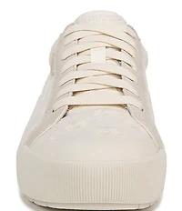 Dr. Scholl's Time Off Embroidered Textured Platform Sneakers