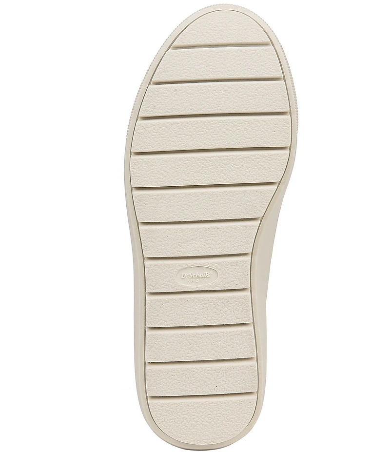 Dr. Scholl's Time Off Embroidered Textured Platform Sneakers