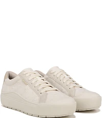Dr. Scholl's Time Off Embroidered Textured Platform Sneakers