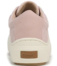 Dr. Scholl's Time Off Embroidered Textured Platform Sneakers