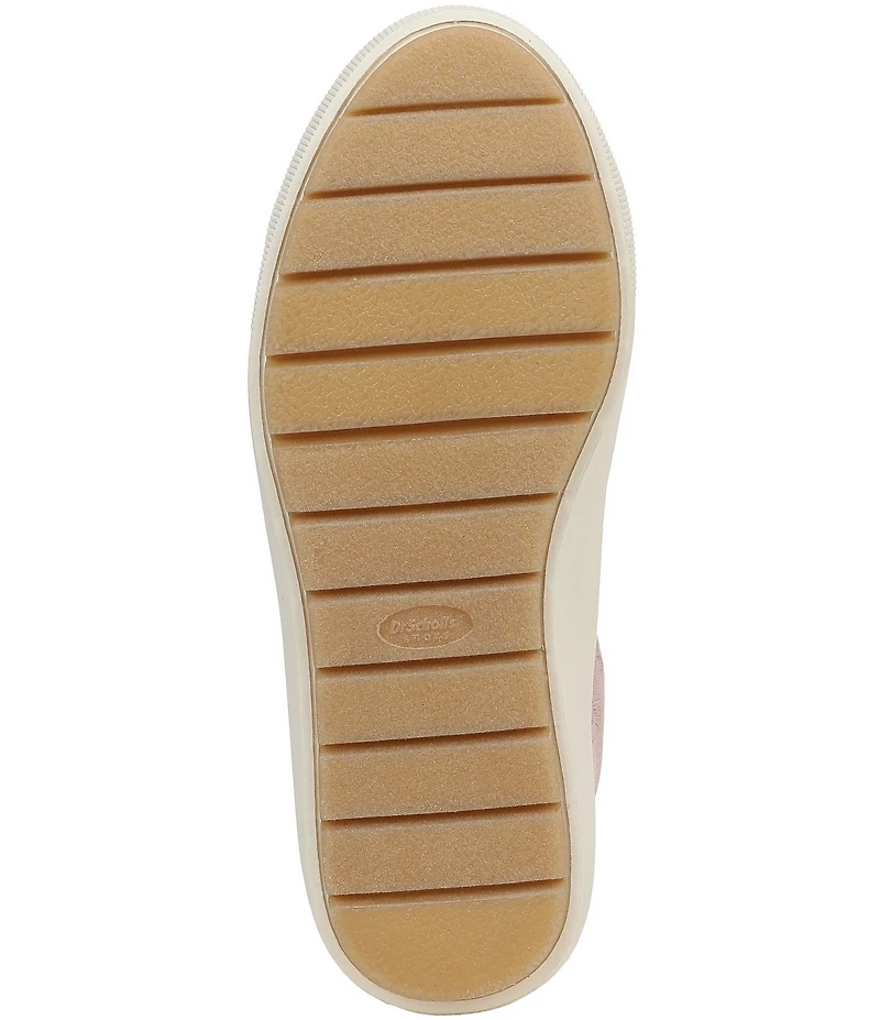 Dr. Scholl's Time Off Embroidered Textured Platform Sneakers