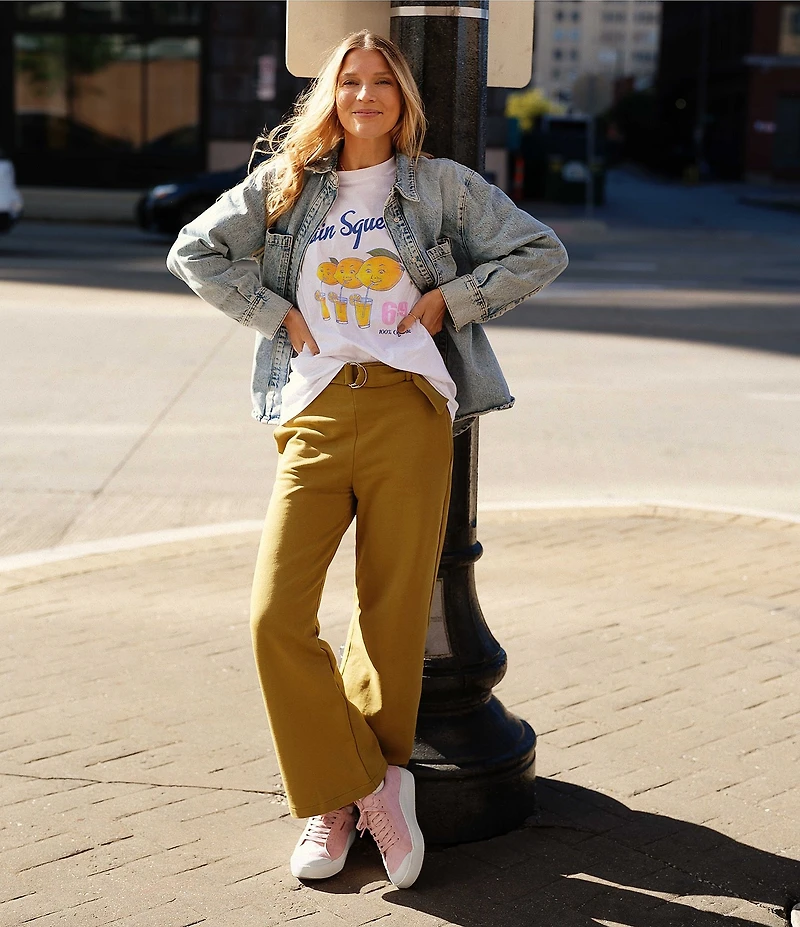 Dr. Scholl's Time Off Embroidered Textured Platform Sneakers