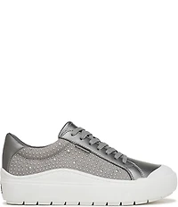 Dr. Scholl's Time Off Pearl Studded Fabric Platform Sneakers