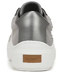 Dr. Scholl's Time Off Pearl Studded Fabric Platform Sneakers