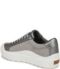 Dr. Scholl's Time Off Pearl Studded Fabric Platform Sneakers