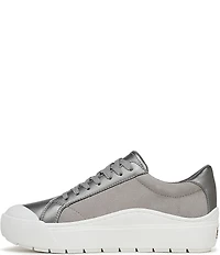 Dr. Scholl's Time Off Pearl Studded Fabric Platform Sneakers