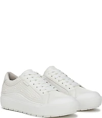 Dr. Scholl's Time Off Pearl Studded Fabric Platform Sneakers